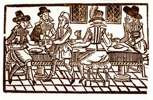 A Meal at the Inn by English School